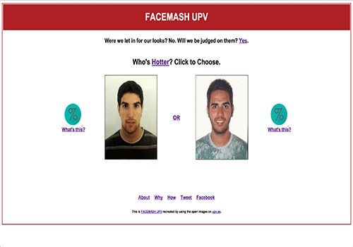 FACEMASH UPV